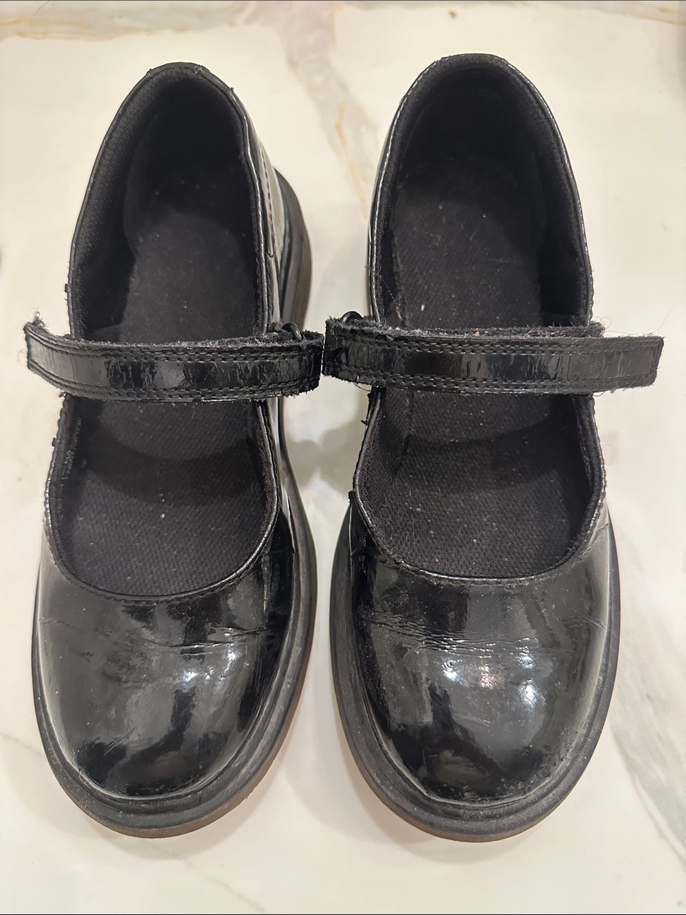 Dr. Martens Girls Black Patent Mary Jane Shoes